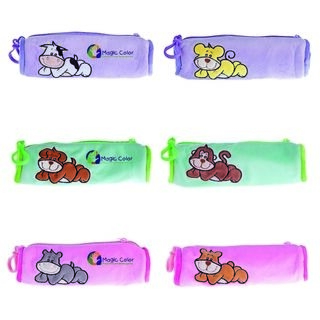 Pencil case with an animal, 6 models mix